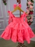 Vestido Blogueirinha Rosa Neon Cerejinha - Ferreira Kids