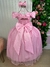 Imagem do Vestido Marie Longo Manga Princesa Rosa Bebe