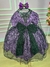 Vestido Fantasia Tematicos Kids Bruxa Halloween Roxo