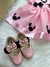 Romper/Vestido Princesa Belli Minnie/Minie Rosa - Ferreira Kids