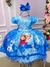 Vestido Infantil Temático da Gigi Frozen Azul