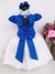 Imagem do Vestido Marie Azul Royal Com Off