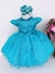 Vestido Infantil Marie Azul Tiffany