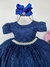 Vestido Enjoy Bebe Rendado Azul Petroleo - comprar online