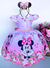 Vestido Infantil Temáticos Kids Minnie/Minie Rosa