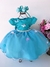 Vestido Infantil Banana Club Verde Tiffany Borboletas