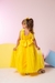 Vestido Marie Longo Mel Amarelo - Ferreira Kids