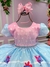 Vestido Infantil Temáticos da Gigi Galinha Pintadinha Azul e Rosa na internet