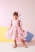 Vestido Ysa Kids Jardim Encantado Rosa - loja online