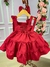 Vestido Blogueirinha Vermelho Cerejinha - Ferreira Kids