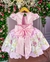 Vestido Marie Jardim Encantado Borboleta Rosa - Ferreira Kids