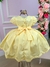 Vestido Miss Sweet Jardim Encantado Amarelo - Ferreira Kids