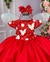 Imagem do Vestido Infantil Marie Jardim Encantado Vermelho