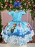 Vestido Infantil Temáticos Kids Frozen