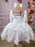 Vestido Blogueirinha Branco Feliz Ano Novo - Ferreira Kids