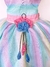 Vestido Infantil Bella Child Colorido Arco Iris - Ferreira Kids