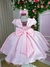 Vestido Belle Fille Jussara Rosa Bebe - Ferreira Kids