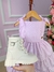 Vestido Banana Club Amelia Xadrez Rosa Bebe - Ferreira Kids