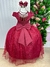 Vestido Vila Lele Longo Jardim Encantado Borboletas Marsala - Ferreira Kids