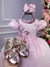 Vestido Infantil Menina Bonita Rosa Bebe Glitter na internet