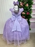 Vestido Vila Lele Longo Jardim Encantado Borboletas Lilas - Ferreira Kids