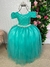 Vestido Enjoy Longo Laura Peito rendado Verde Tifanny