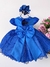 Vestido Infantil Marie Azul Royal na internet