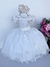 Vestido Infantil Vila Lele Marfim