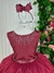 Vestido Infantil Enjoy Regata Longo Marsala - comprar online