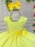 Vestido Belle Fille Lacinho Amarelo - comprar online