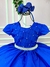 Vestido Ysa Kids Azul Royal Peito Perolas na internet