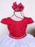 Vestido Infantil Banana Club Temático Pink Flores - comprar online