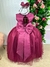 Vestido Marie Longo Larissa Marsala - Ferreira Kids