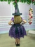 Vestido Fantasia Tematicos Kids Bruxa Halloween Roxo - comprar online