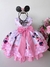 Vestido Tematicos da Miss Minnie/Minie Rosa