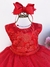 Vestido Infantil Enjoy Bebê Amber Vermelho - comprar online