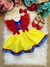 Romper/Vestido Princesa Belli Branca de Neve