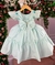 Vestido Infantil Lig Lig Verde Tiffany Cinto Florzinha na internet