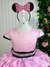 Vestido Infantil Luxo Temático Minnie/Minie Rosa - loja online