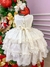 Vestido Miss Sweet Off Cinto Laço Perolas - Ferreira Kids