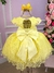 Vestido Marie Jardim Encantado Margaridas Amarelo - Ferreira Kids