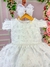 Vestido Miss Sweet Bebe Flores Branco na internet