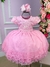 Vestido Infantil Menina Bonita Rosa Juju