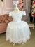 Vestido Enjoy Longo Branco Babadinho