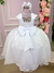 Vestido Giovanella Longo Valentina Branco - Ferreira Kids