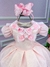 Vestido Miss Sweet Rosa Bebe Lacinhos - comprar online