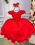 Vestido Belle Fille Jade Vermelho