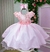 Vestido Belle Fille Deise Rosa Bebe