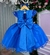 Vestido Marie Azul Royal Jardim Encantado Renda Realeza na internet