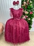 Vestido Marie Longo Mel Marsala